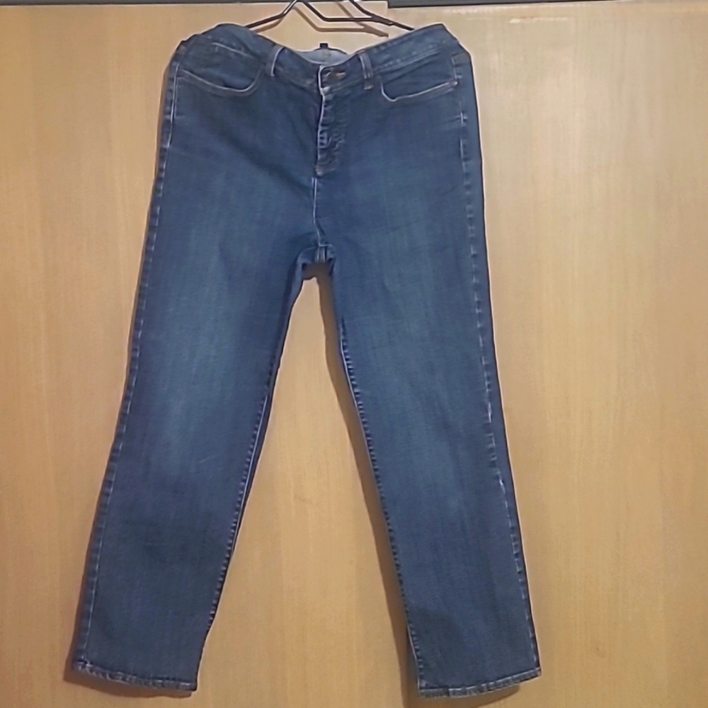 Talbots Straight Leg Denim Jeans 12